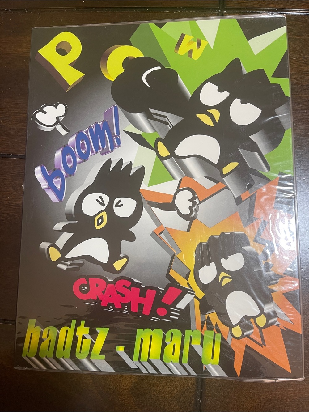 vintage 1998 Sanrio Badtz-Maru Folder